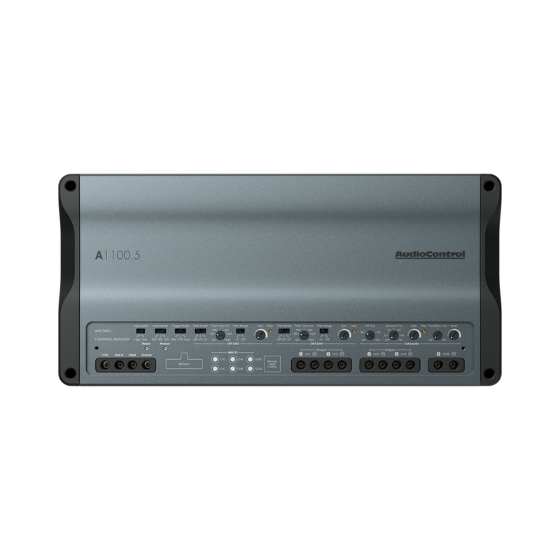 AudioControl Altitude A1100.5 5-Channel Amplifier 600w Peak 125W RMS 2/4Ω Class-D Amp