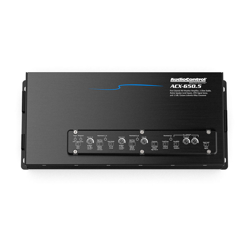 AudioControl ACX-650.5 Amp All-Weather 5-Channel Amplifier 650w RMS Marine Compact
