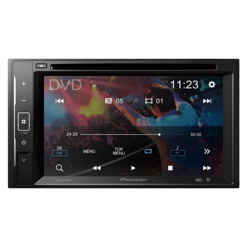 Pioneer DMH-A240DAB Double DIN 6.2" Multimedia Player With DAB+ Radio Bluetooth CD Player