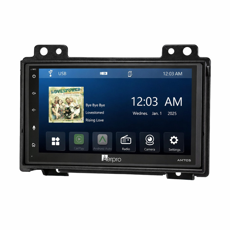 Aerpro AM705 6.8" Bespoke Kit Head Unit Wireless Android Auto CarPlay For Ford Fiesta Mk6 4500