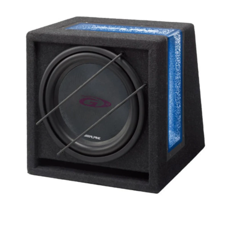 Alpine SBG-1224BR 12" (300mm) Bass Reflex Subwoofer Type-G Box 800W Peak Blue Light Bass