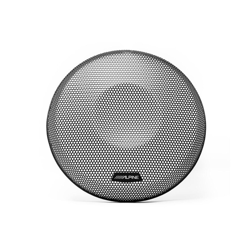 Alpine KTE-RS10G 10" (250mm) R-Series Shallow Subwoofer Grille Kit Metal Mesh Protective Cover