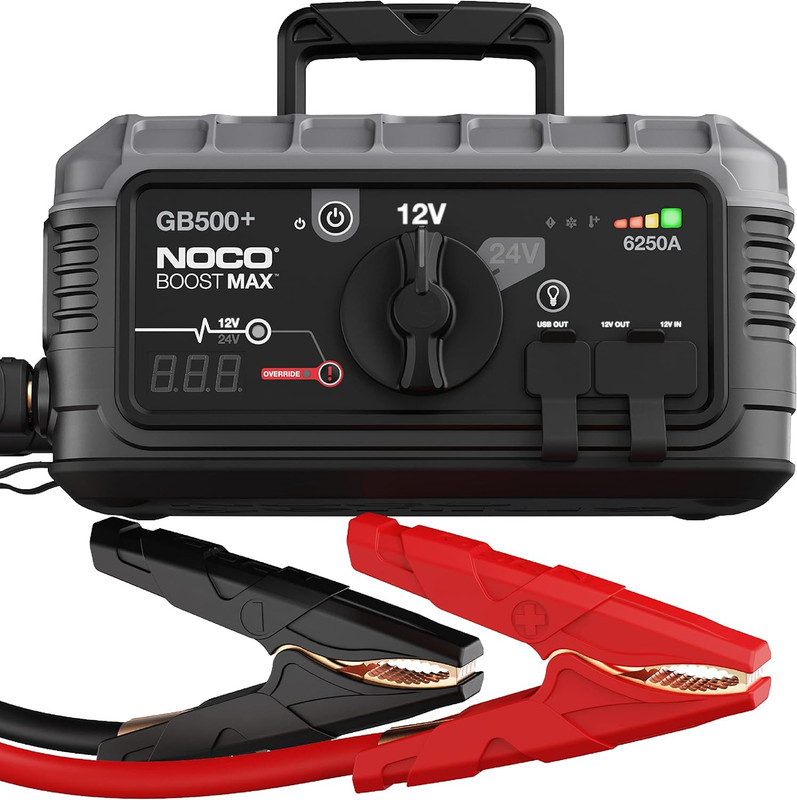NOCO GB500 Lithium Battery 6250A Jump Starter Power Pack (12V & 24V Lead Acid Batteries)