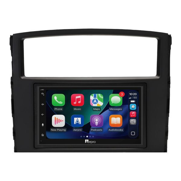 Aerpro AX9100K6 6.8" Bespoke Kit Head Unit Wireless Android Auto CarPlay For Mitsubishi Pajero