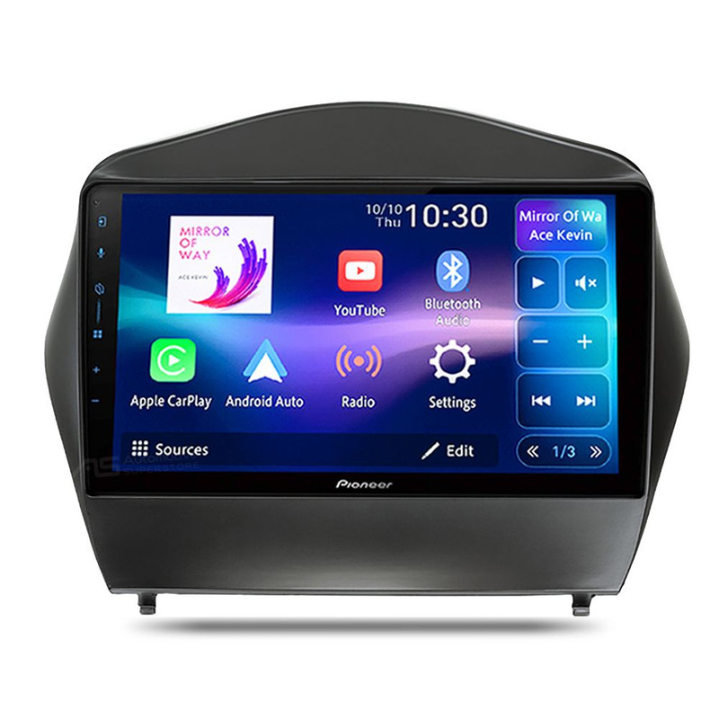 Pioneer SPH-PF97BT Perfect Fit CarPlay Android Auto 9" Head Unit For Hyundai Ix35 2013-2015