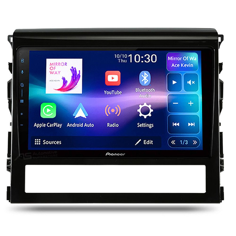 Pioneer SPH-PF97BT Perfect Fit CarPlay Android Auto 9" Radio For Toyota Landcruiser 200