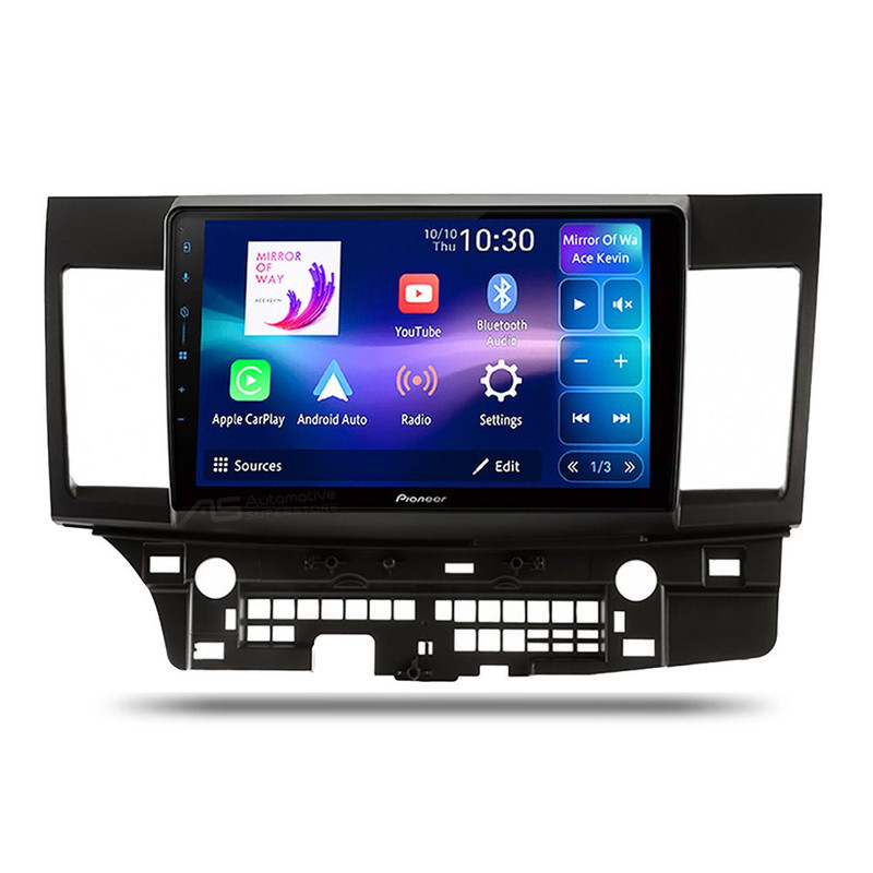 Pioneer SPH-PF97BT Perfect Fit CarPlay Android Auto 9" Radio For Mitsubishi Lancer 2007-2013
