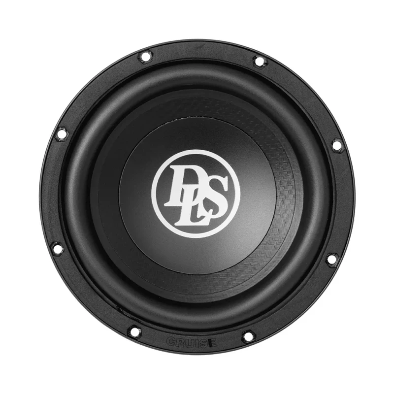 DLS CR8.D2 8" (200mm) Dual 2 Ohm Car Audio Subwoofer 250W RMS Kevlar Bass Driver Die-Cast