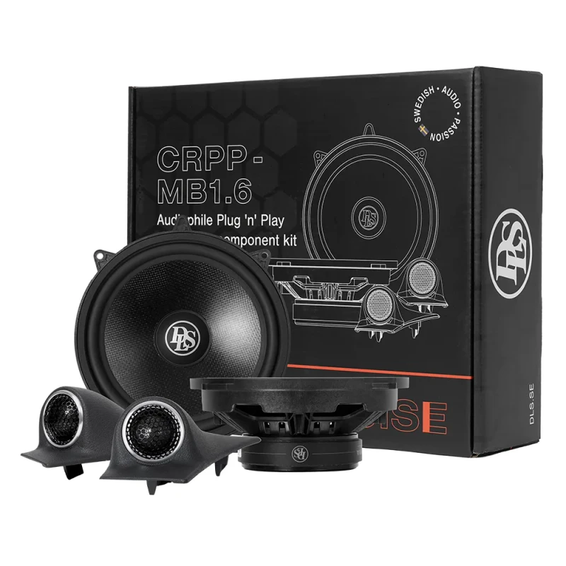 DLS CRPP-MB1.6 6.5" (165mm) Plug & Play Component Speaker Kit 100W RMS Mercedes OEM