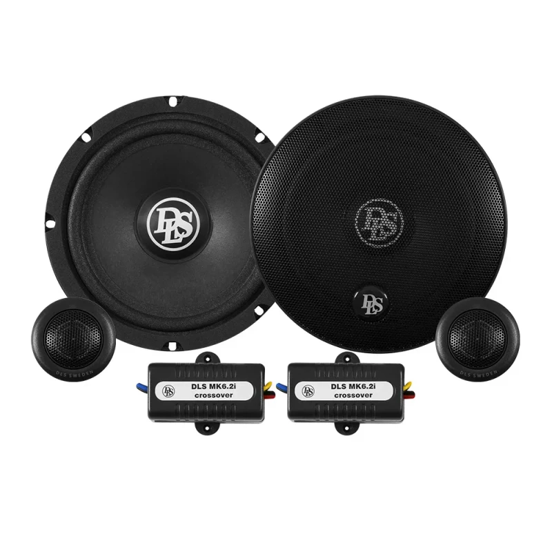 DLS MK6.2i 6.5" (165mm) 2-Way Component Speaker 55W RMS Paper Cone Woofer Car Audio