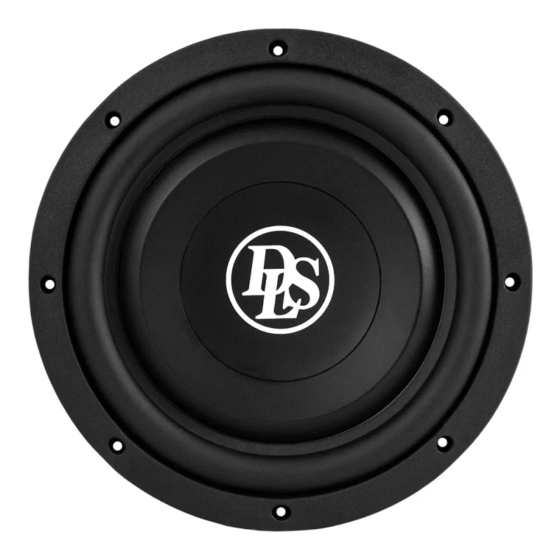 DLS PS10 10" (250mm) Slim Car Audio Component Subwoofer PP Cone 400W RMS Sound System