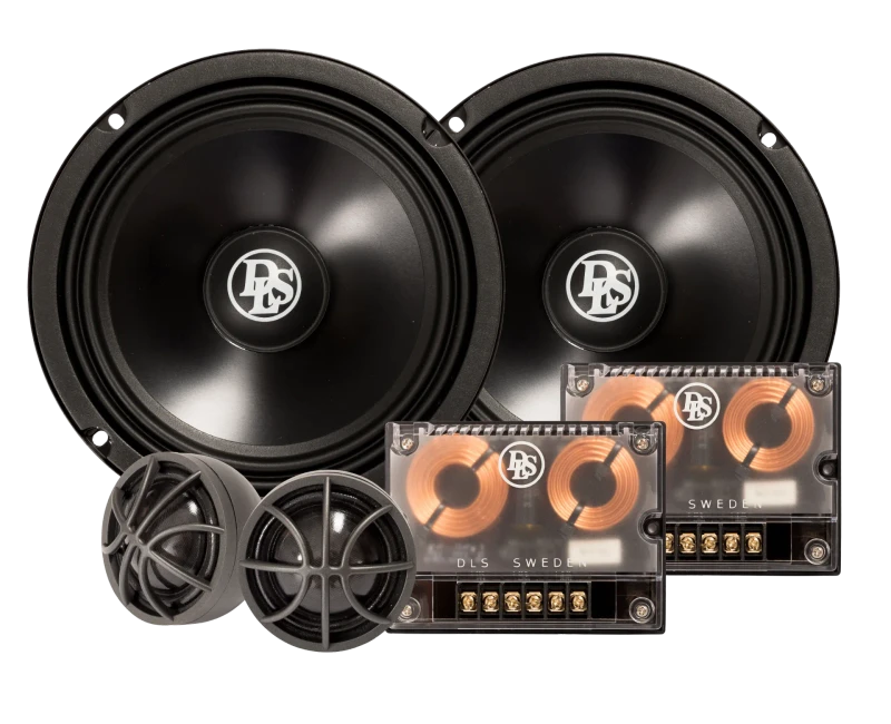 DLS RC6.2Q 6.5" (165mm) 2-Way Component Speaker Aluminium Cone Silk Dome Tweeter PENTA