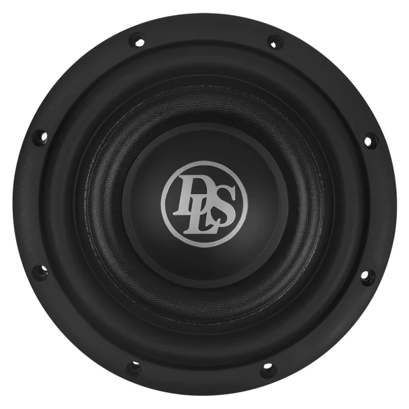 DLS RCS8.D2 8" (200mm) Slim Dual 2 Ohm 250W RMS Shallow Mount Component Subwoofer