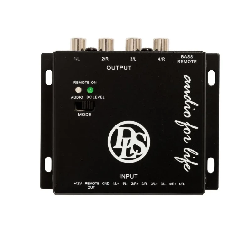 DLS HLC4.2 Advanced 4-Channel High Level Converter 3V RCA Line Output Interface Module