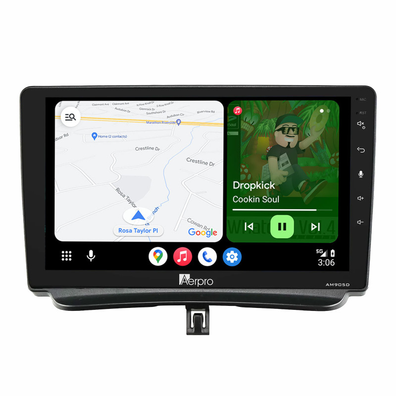 Aerpro 9" AM905D Android Auto DAB Radio Wireless CarPlay For Ford Transit Courier (2014-2019)