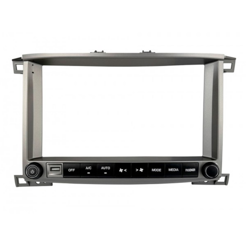 ATD RFP-52986 Perfect Fit 10" HU Screen Fascia Frame Panel For Toyota Land Cruiser (2003-2008)
