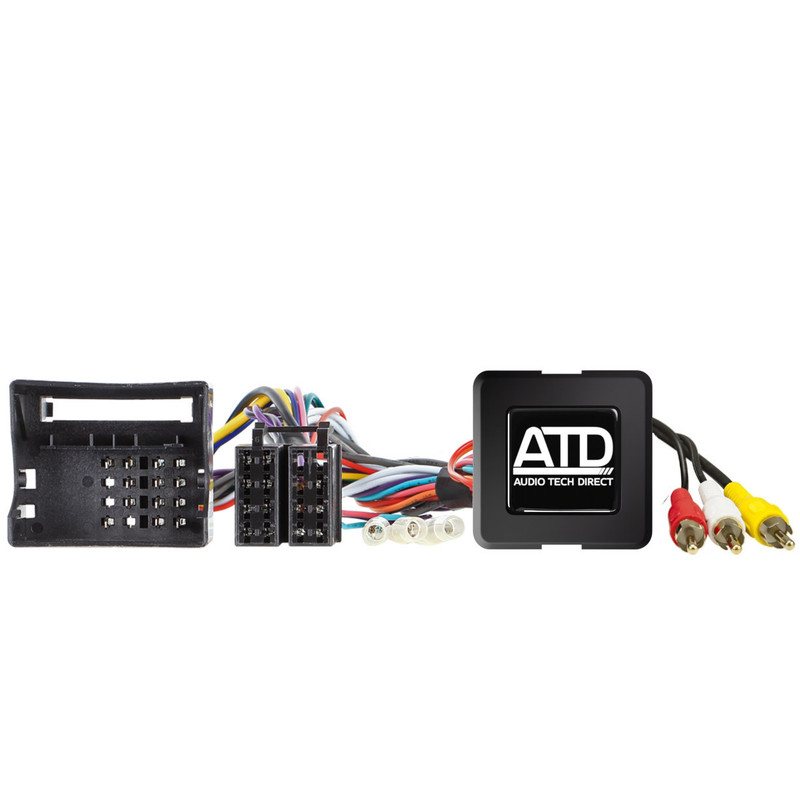 ATD SWC-66042 Steering Wheel Control Interface ISO For Citroen Fiat Peugeot RD4 Without PDC