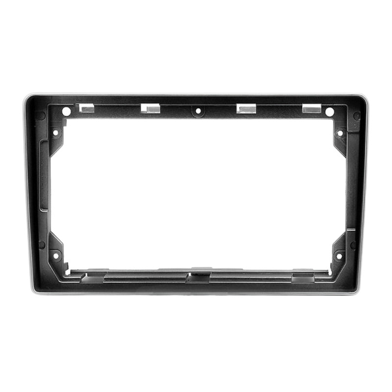 ATD RFP-22953 Perfect Fit Fascia 9" Screen Panel Trim For Citroen C3 Fiat Scudo Peugeot 307 Silver
