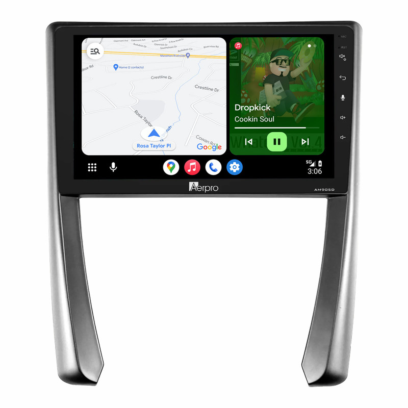 Aerpro 9" AM905D Android Auto DAB Radio Wireless CarPlay For Porsche Cayman (2005-2012)