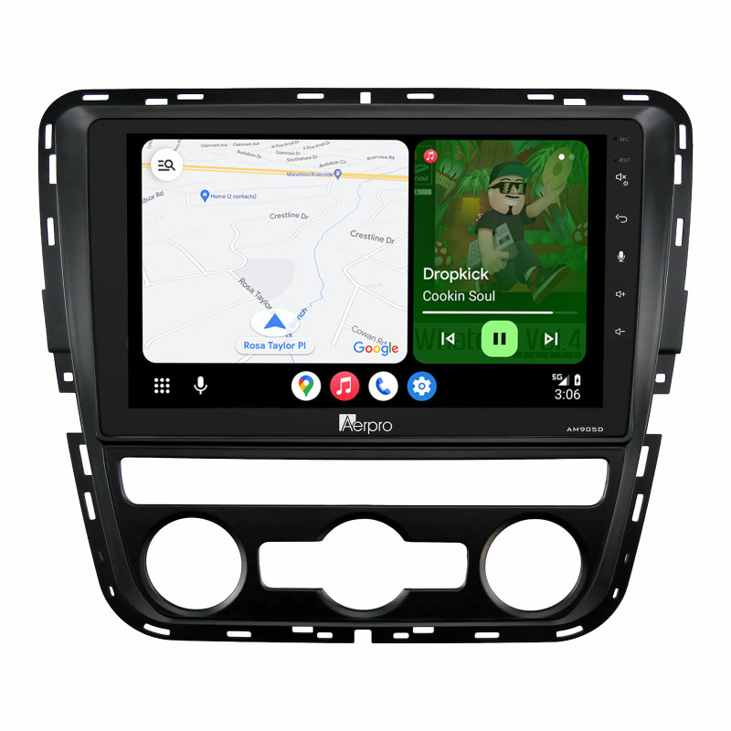 Aerpro 9" AM905D Android Auto DAB Radio Wireless CarPlay For Volkswagen Passat (2010-2015)