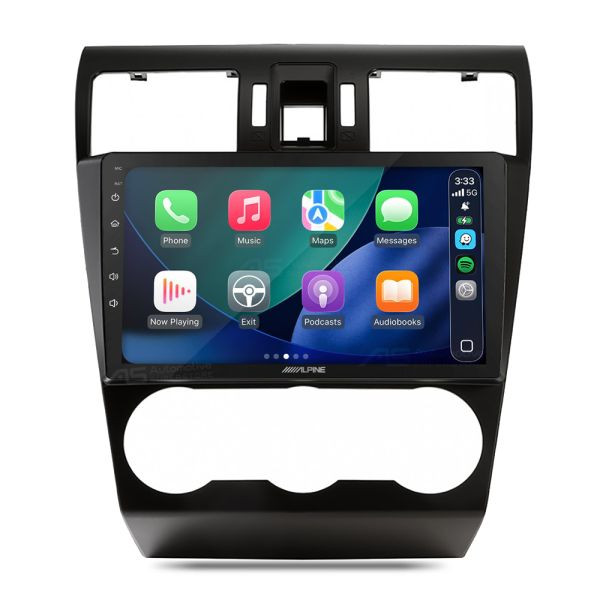 Alpine INE-AX809 9 Inch CarPlay Android Auto Head Unit Kit Fits Toyota Hilux Gen7 (2005-2011)