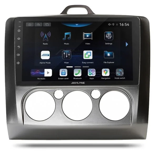 Alpine iNE-AW409S Perfect Fit 9" CarPlay Android Auto Head Unit Kit For Ford Focus (2004-2011)