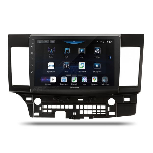 Alpine iNE-AW409S Perfect Fit 9" Radio Android Auto & CarPlay For Mitsubishi Lancer (2007-2017)