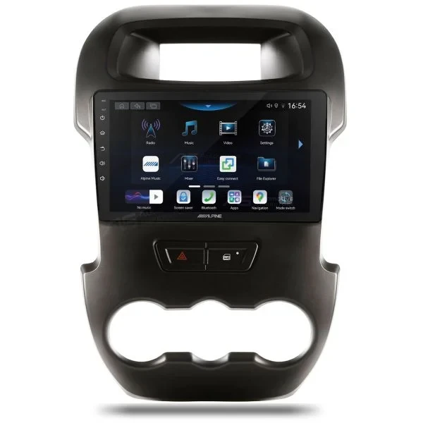 Alpine iNE-AW409S Perfect Fit 9" CarPlay Android Auto Head Unit Kit For Ford Ranger (2011-2015)