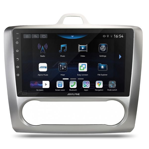 Alpine iNE-AW409S Perfect Fit 9" CarPlay Android Auto Head Unit Kit For Ford Focus (2008-2011)