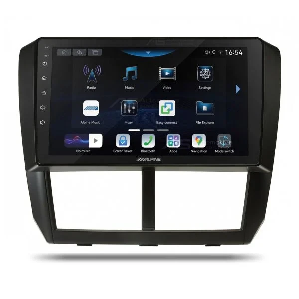 Alpine INE-AW409S Perfect Fit 9" CarPlay Android Auto Head Unit Kit For Subaru Various (2007-12)