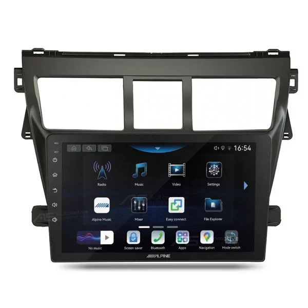 Alpine iNE-AW409S Perfect Fit 9" Radio Android Auto & CarPlay For Toyota Yaris P9 (2006-2020)
