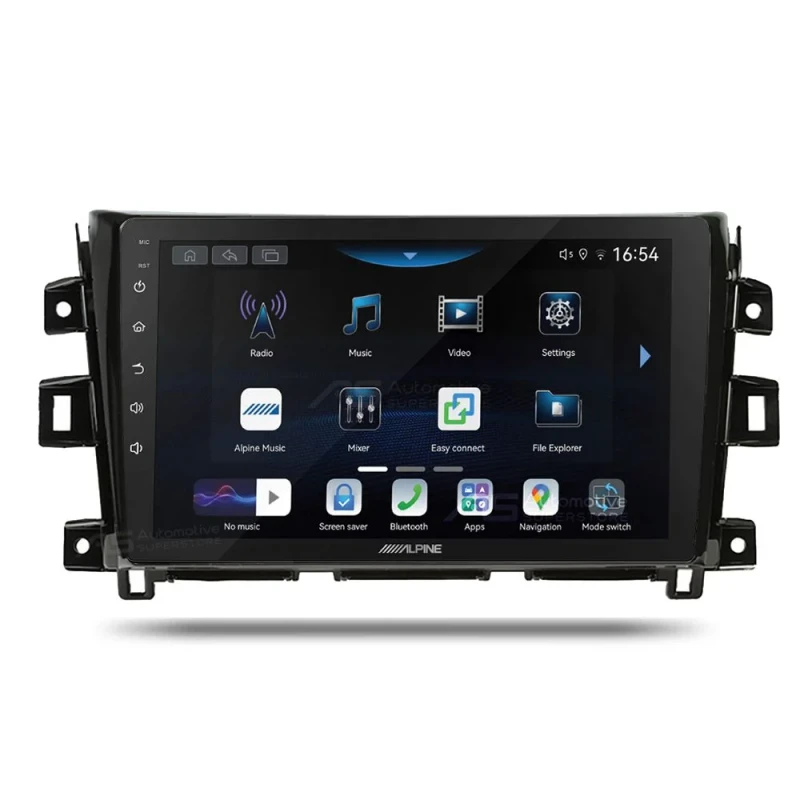 Alpine iNE-AW409S Perfect Fit 9" CarPlay Android Auto Head Unit Kit For Nissan Navara (2015-2021)