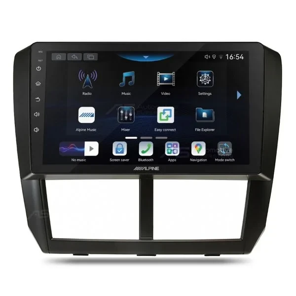 Alpine INE-AX809 Perfect Fit 9" CarPlay Android Auto Head Unit Kit For Subaru Various (2007-18)