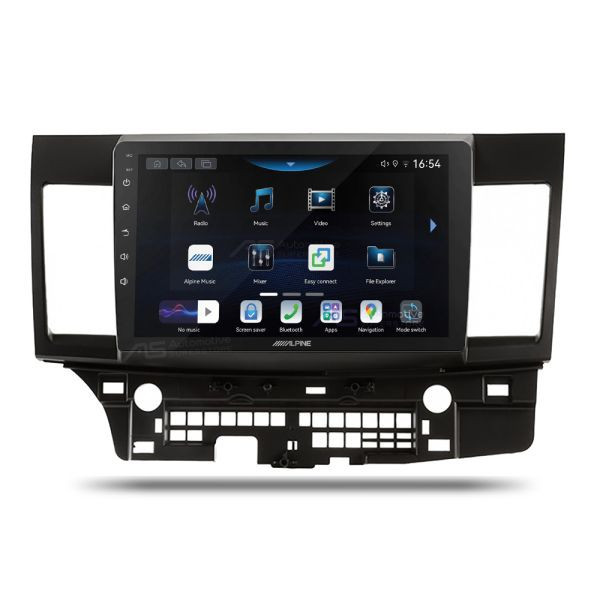 Alpine INE-AX809 Perfect Fit 9" CarPlay Android Auto Head Unit Kit For Mitsubishi Lancer (2007-2017)