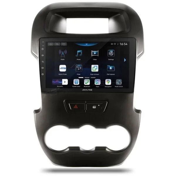 Alpine INE-AX809 Perfect Fit 9" CarPlay Android Auto Head Unit Kit For Ford Ranger (2011-2015)
