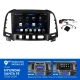 Alpine INE-AX809 Perfect Fit 9" CarPlay Android Auto Head Unit Kit For Hyundai Santa Fe (2005-2009)