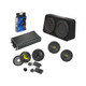 Kicker Audio 660W 5 Channel CS 6.75" Speakers & 10" Subwoofer Bundle With OFC Wiring Kit