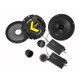 Kicker Audio 660W 5 Channel CS 6.75" Speakers & 10" Subwoofer Bundle With OFC Wiring Kit