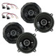 Kicker Audio Speaker Upgrade Kit DS Plug & Play System Fits Renault Clio MK2 & MK3 (1998-2013)