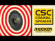 Kicker KA46CSC354 CS 3.5" 4 ohm Coaxial Speakers (89mm) Audio Power System 30W RMS