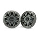 Kicker KA45KM44 KM Marine 4" 100mm Coaxial Speaker System White & Charcoal Grills Included