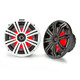 Kicker KA45KM84L KM Marine 8" (200mm) Coaxial Speaker White & Charcoal LED Grills Included
