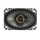 Kicker KA51KSC4604 KS 4x6" 4Ω Coaxial Speakers 75W RMS Silk Dome Tweeters Audio Fit Pro