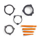 Morel IR-BM42INT Direct Fit 4" 2-Way Coaxial Speaker Set BMW (100mm) Sound Upgrade Pro