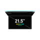 Xtrons CM215AF 21.5 Inch Roof Mounted Flip Down Monitor FHD IPS Screen for Large Vehicles