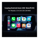 ATD SPI-77810 Wired CarPlay Android Auto USB Adapter Hub For Mazda MZD Connect System