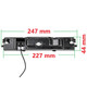 ATD TOYO1 720p AHD CVBS Rear Reverse Camera Number Plate Light For Toyota Yaris XP90 (2006-2012)