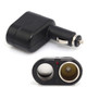 ATD CGS-95761 12v 2 Way Splitter Cigar Lighter Socket Double Car Cigarette Lighter Power Socket