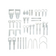 ATD RRK-65038 Professional 38 Piece Radio Removal Head Unit Release Specialised Multi Tool Key Set