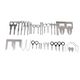 ATD RRK-65038 Professional 38 Piece Radio Removal Head Unit Release Specialised Multi Tool Key Set